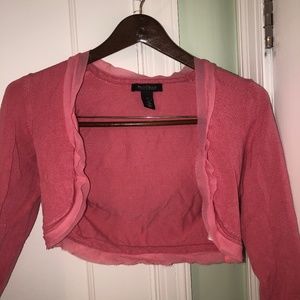 White House Black Market pink cardigan